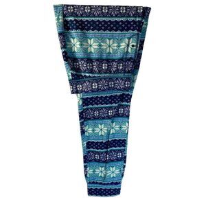 Sonoma Womens Snowflake Fair Isle Lounge Sleep Pajama Bottom Sz XL